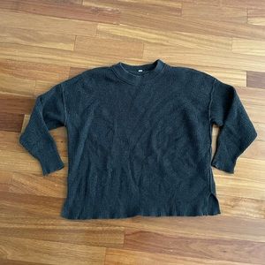 aerie waffle sweater